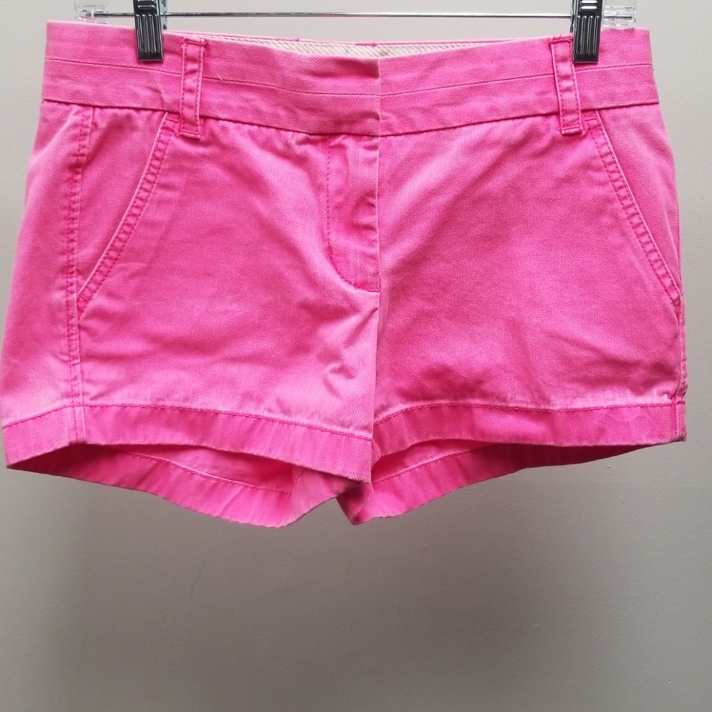 J Crew Pink Chino Shorts